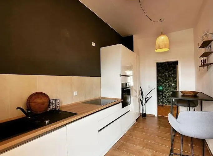 Design Altbauwohnung Mit Balkon Und Parkplatz * 莱比锡